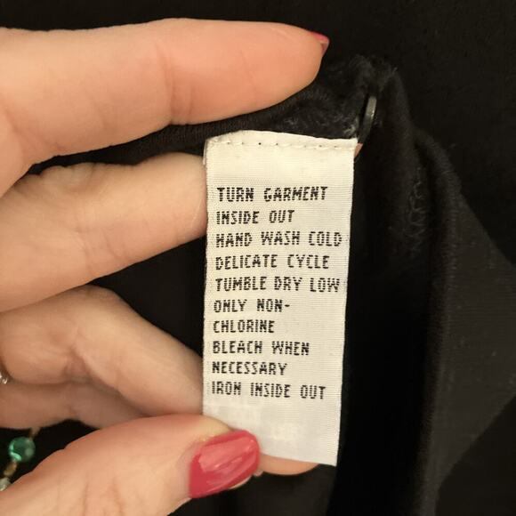 Marisa Christina Woman Christmas Beaded Ornament Black Cardigan Plus Size X - Picture 13 of 13